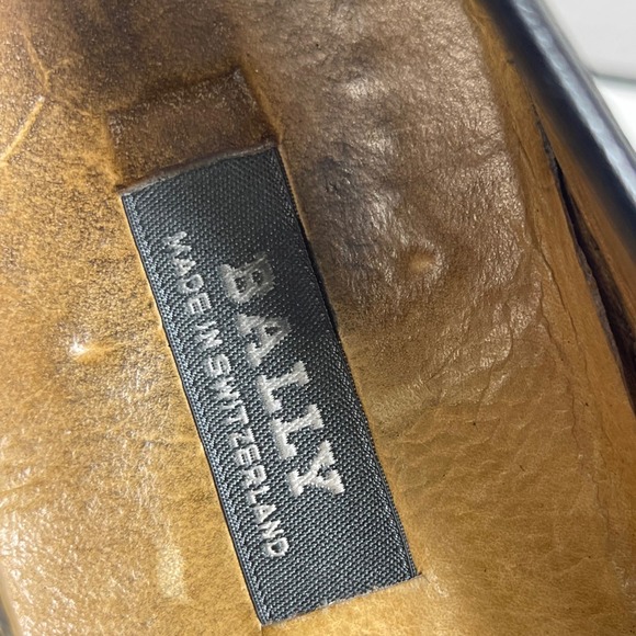 Bally Parawet Brown Leather Loafer Slip On Dress Shoes Men's Size 9.5 D - Picture 10 of 12